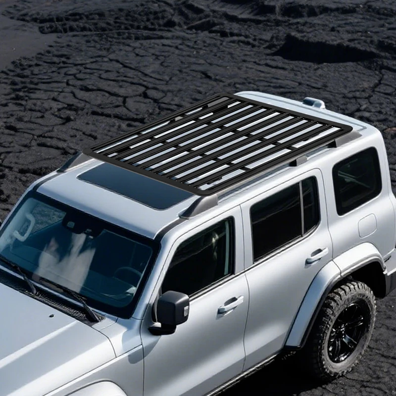 Heavy Equipment Attachments - Heavy Duty Aluminum Flat Roof Luggage