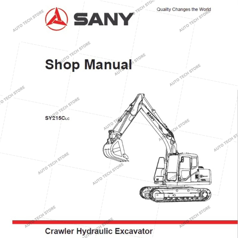 Heavy Equipment Pdf - For Sany Heavy Equipment Shop Manual