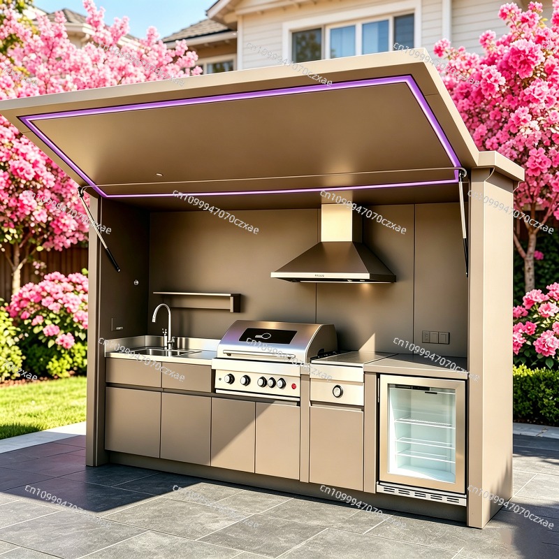 Heavy Equipment Unit - All-Weather Outdoor Kitchen Unit Complete with