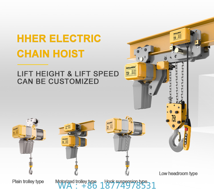 Electric Chain Hoist - Popular High Quality Low Headroom Electric
