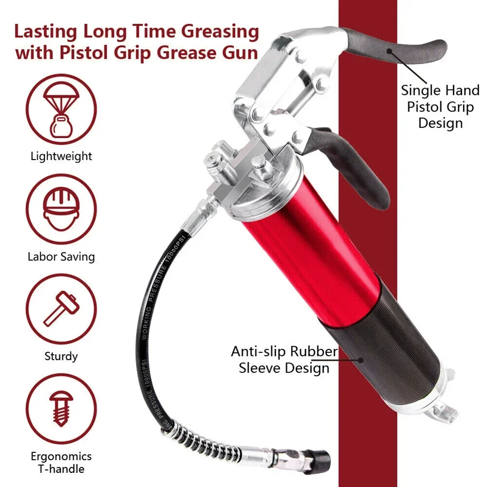 Grease For Heavy Equipment - 7000PSI Oil Grease Gun Kit Manual