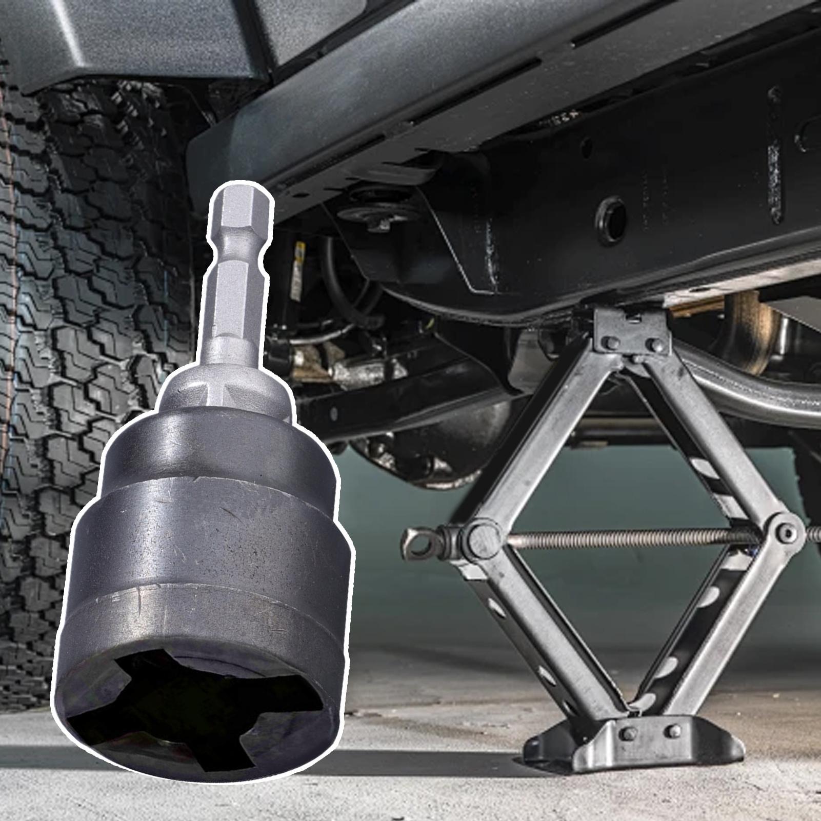 Heavy Equipment Attachments - Jack Socket Drill Adapter Electric Drill