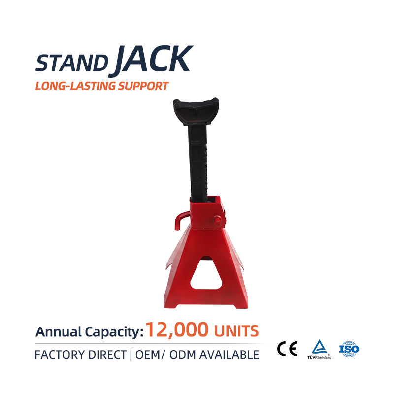 Heavy Equipment Jack Stands - Heavy Duty Garage Vehicle Support Equipment