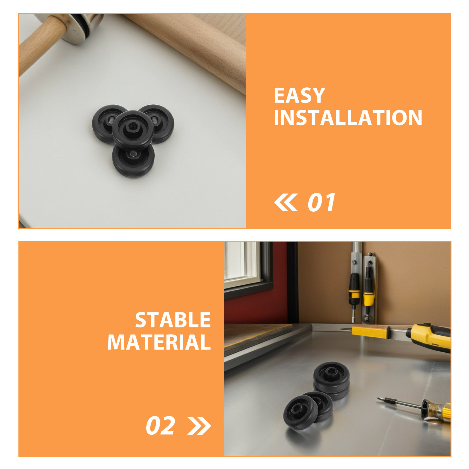 6Pcs Fitness Equipment Roller  - Heavy Equipment Attachments 评论和价格