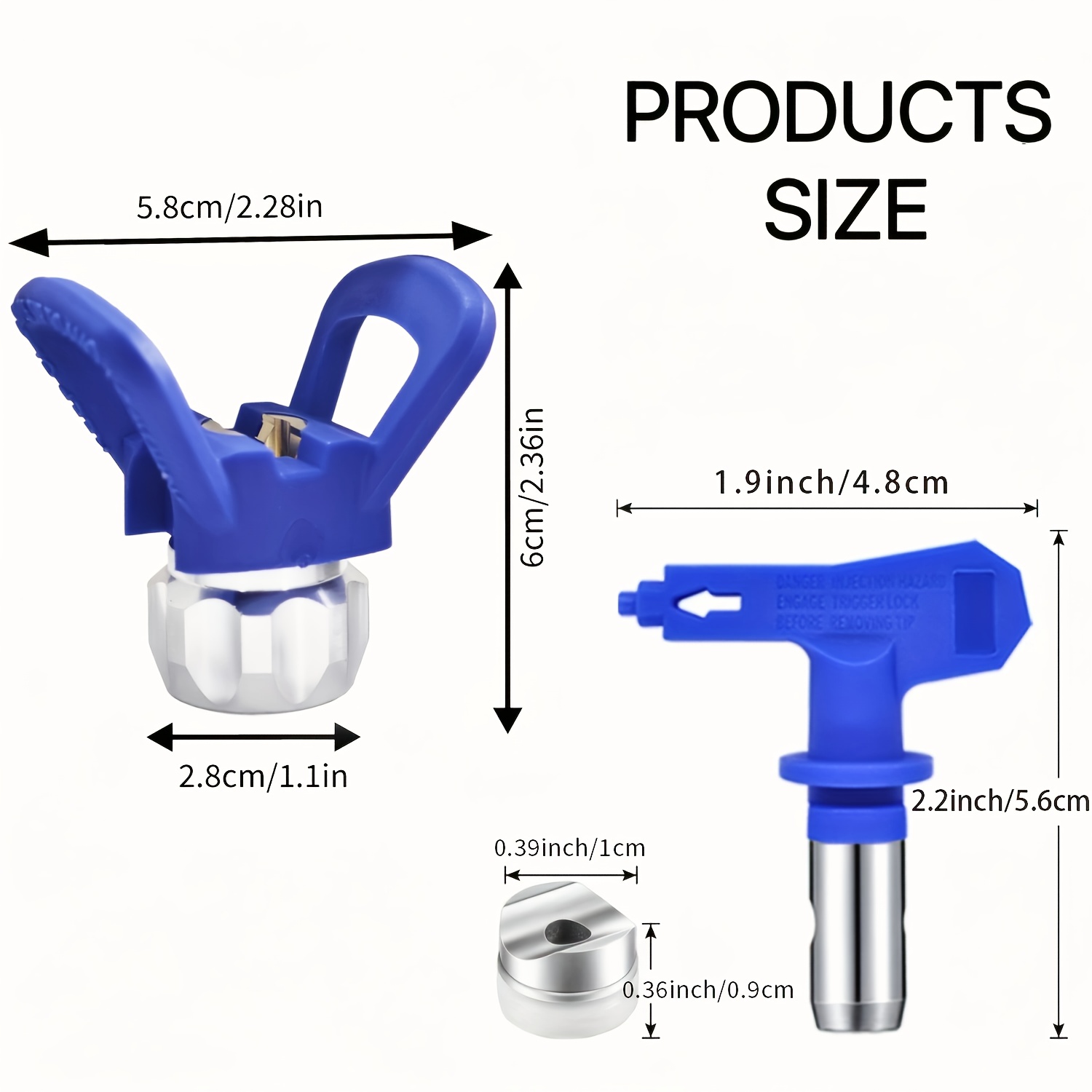 Airless Paint Sprayer Tip Guar - Heavy Equipment Paint 评论和价格