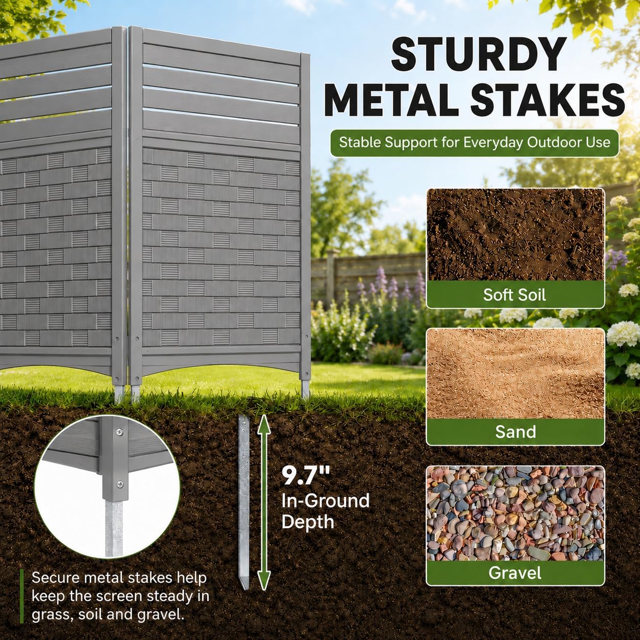 Outdoor Privacy Screen Freesta - Heavy Equipment Unit 评论和价格