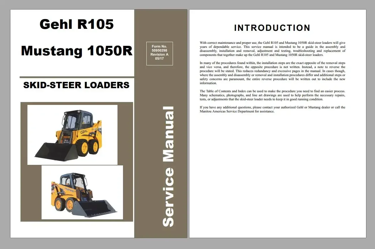 SpecDiag Mustang Machinery Hea - Heavy Equipment Pdf 评论和价格