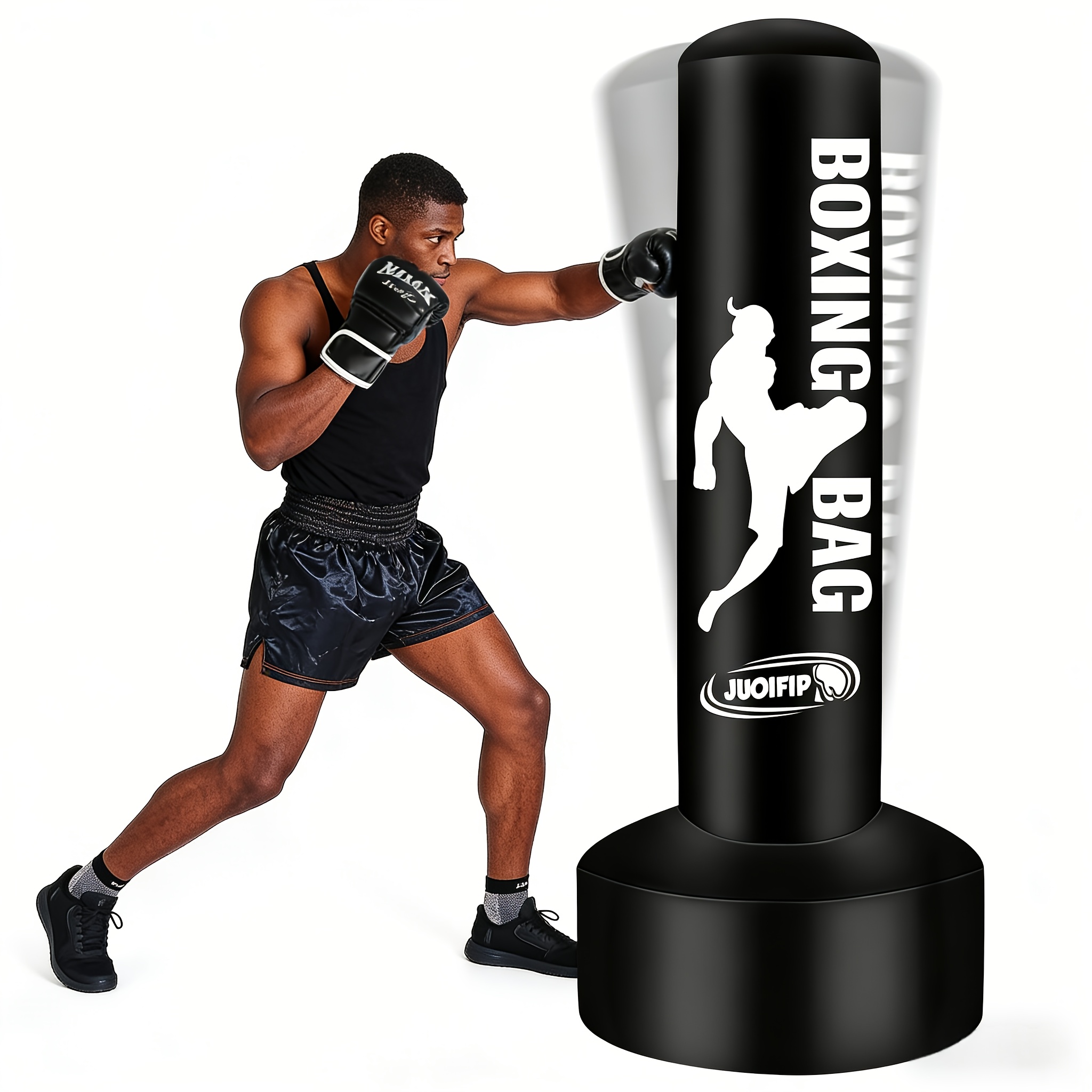 Standing Punching Bag for Adul - Heavy Equipment Yellow 评论和价格