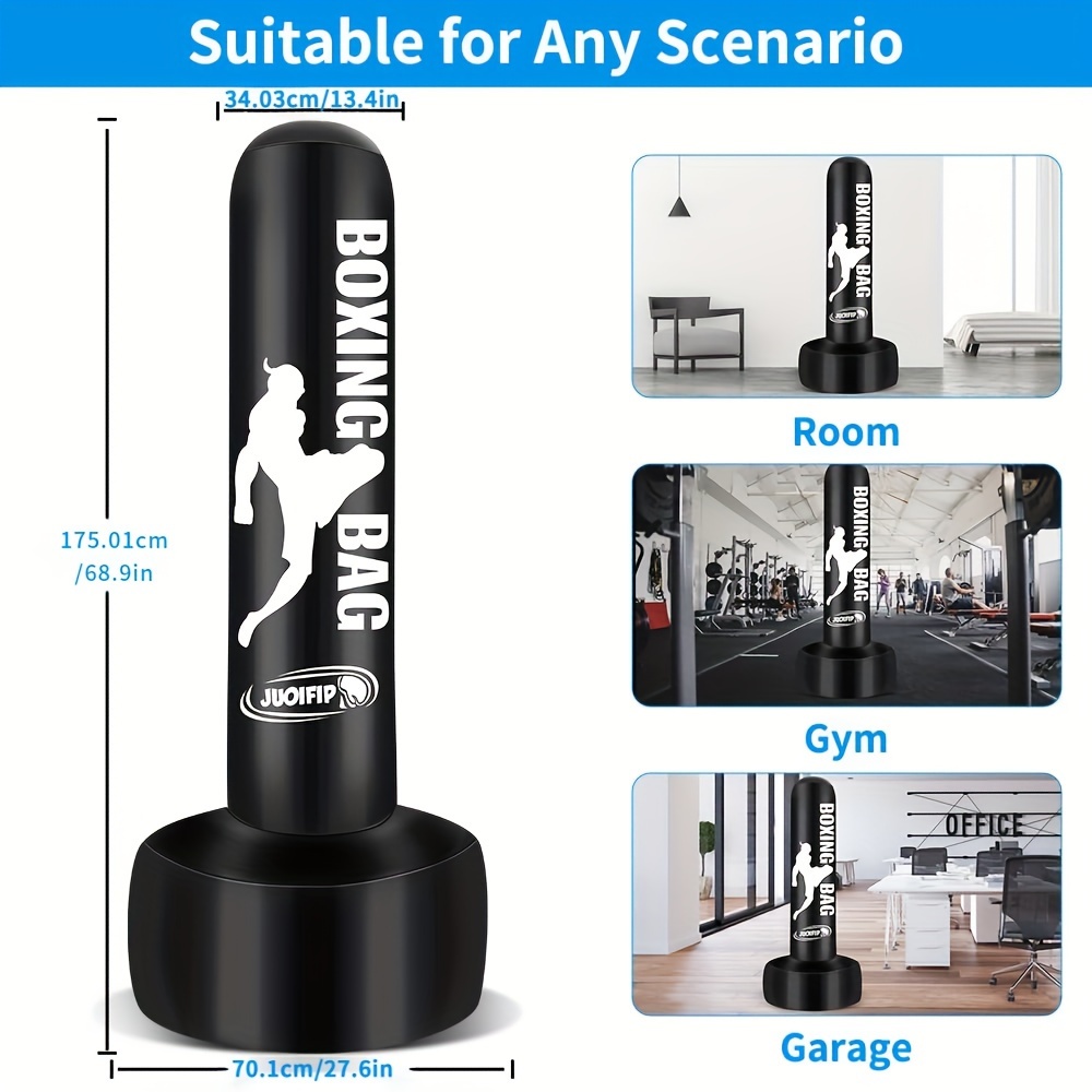 Standing Punching Bag for Adul - Heavy Equipment Yellow 评论和价格