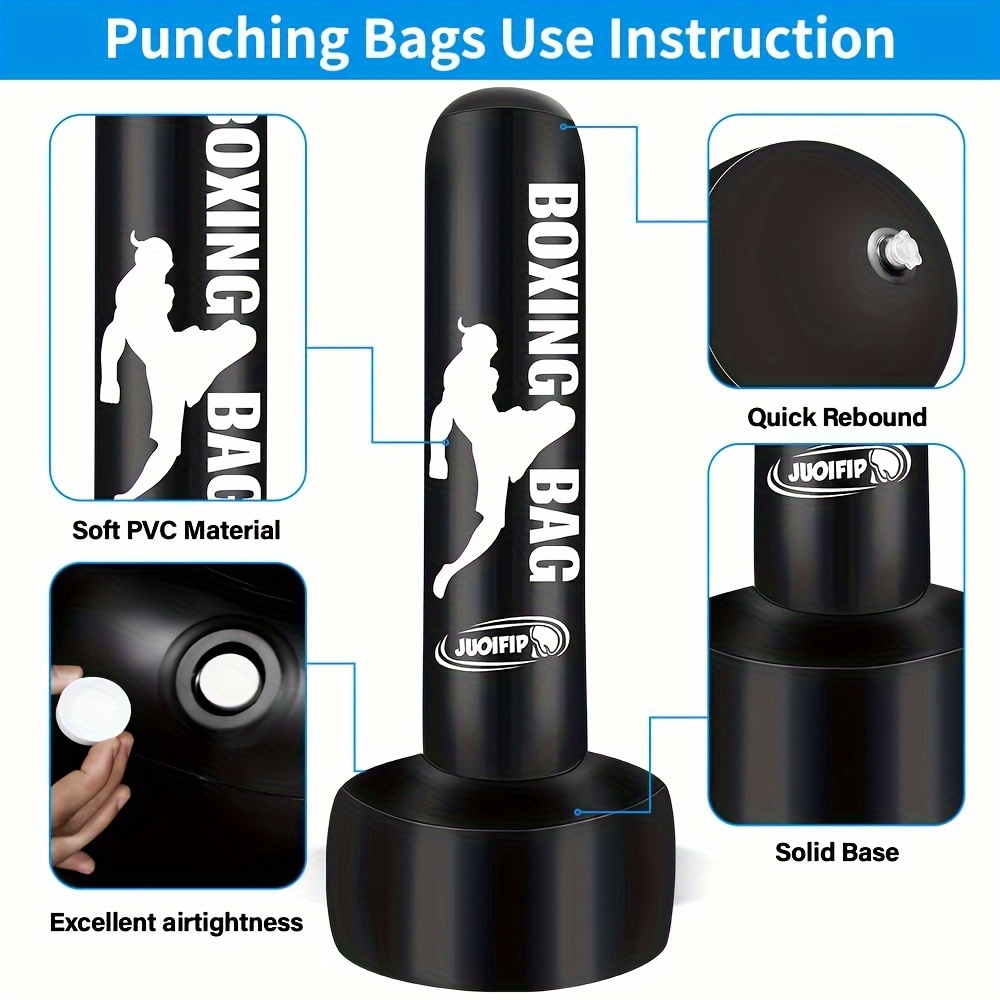 Standing Punching Bag for Adul - Heavy Equipment Yellow 评论和价格