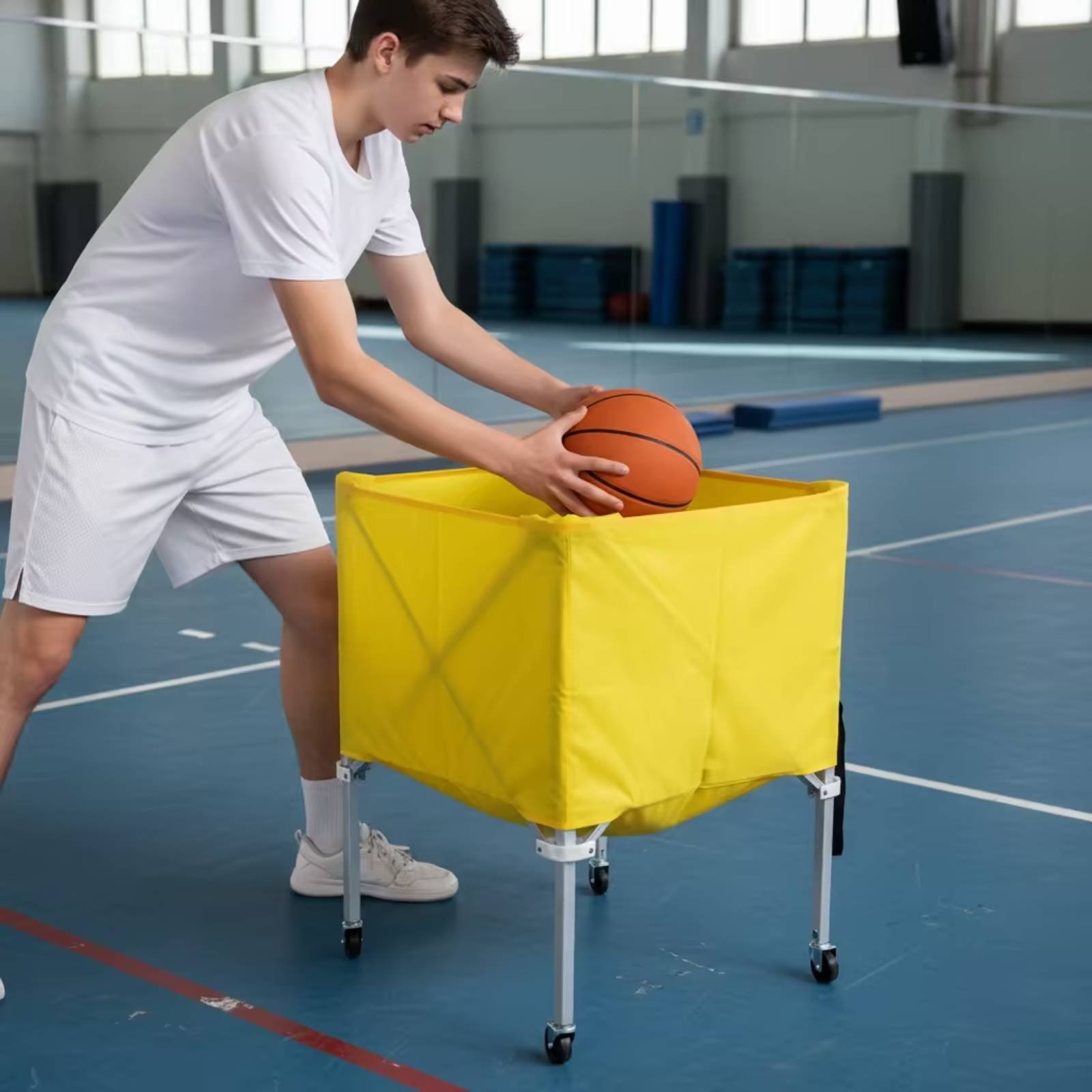 Collapsible Ball Cart Lightwei - Heavy Equipment Gym 评论和价格