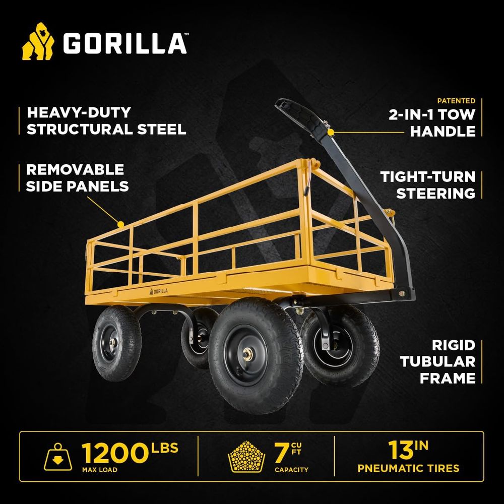 Heavy Duty, All Terrain Garden - Heavy Equipment Yellow 评论和价格