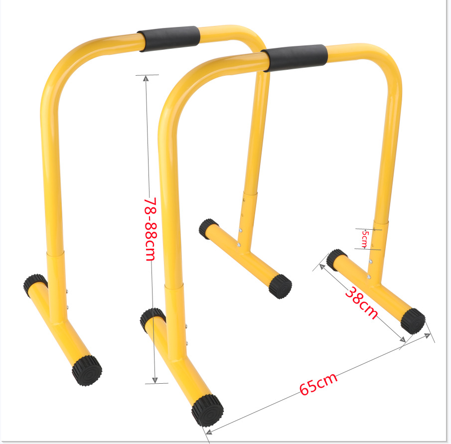 Steel Parallel Bar, 65x38x78cm - Heavy Equipment Gym 评论和价格