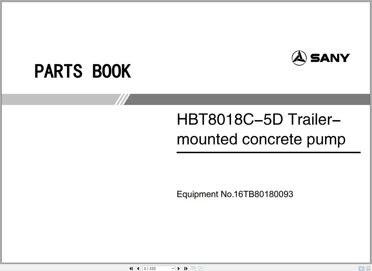 TruckEPC-3 Sany Heavy Equipmen - Heavy Equipment Pdf 评论和价格